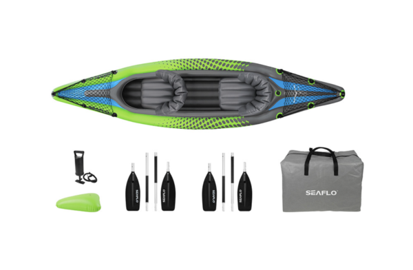 Oceanx Seaflo Inflatable Kayak Tandem Green